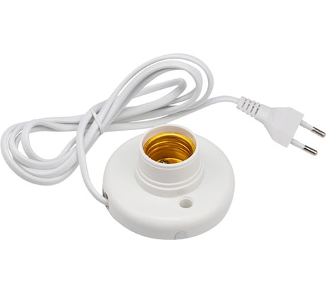 Пластиковый патрон REXANT E27 с удлинительным шнуром 1,5 м 11-8845-4