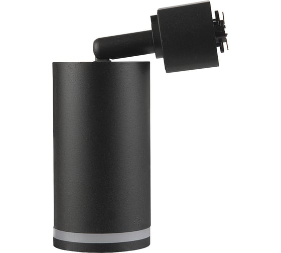 Светильник трековый 1фазный General Lighting Systems IP40, 55х55х190мм, GTR-GU10-1-LR-IP40-B черный 580213
