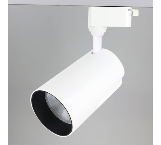 Светодиодный светильник трековый 1фазный General Lighting Systems 25Вт  IP40, 64х110х190мм,  GTR-25-1-IP40-S-W-4 белый 580043 1