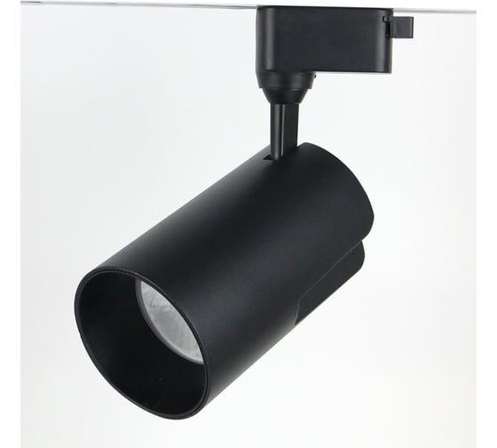 Светодиодный светильник трековый 1фазный General Lighting Systems 25Вт IP40, 64х110х190мм, GTR-25-1-IP40-S-B-4 черный 580044 1
