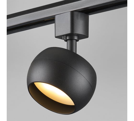 Светильник трековый 1фазный General Lighting Systems  GX53 IP40, 90х90х105мм, чаша, GTR-GX53-1-IP40-B ЧАША черный 580229 1
