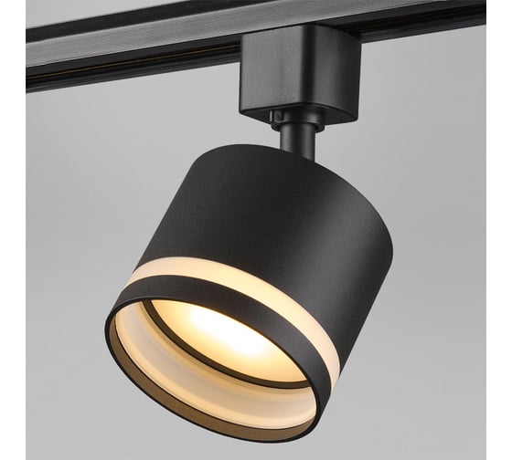 Светильник трековый 1фазный General Lighting Systems GX53, 1 фаза, IP40, 80х80х115мм, черный GTR-GX53-1-LR-IP40-B 580221 1