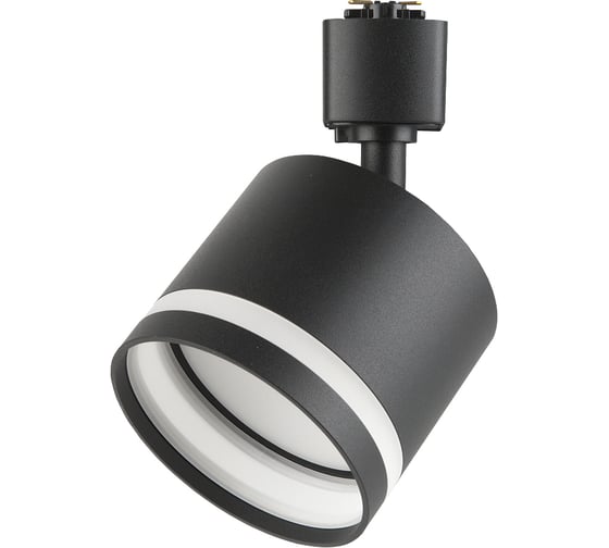 Светильник трековый 1фазный General Lighting Systems GX53, 1 фаза, IP40, 80х80х115мм, черный GTR-GX53-1-LR-IP40-B 580221