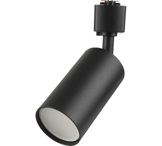 Светильник трековый 1фазный General Lighting Systems GU10, 1 фаза, IP40, 55х55х100мм, черный GTR-GU10-1-IP40-B 580209