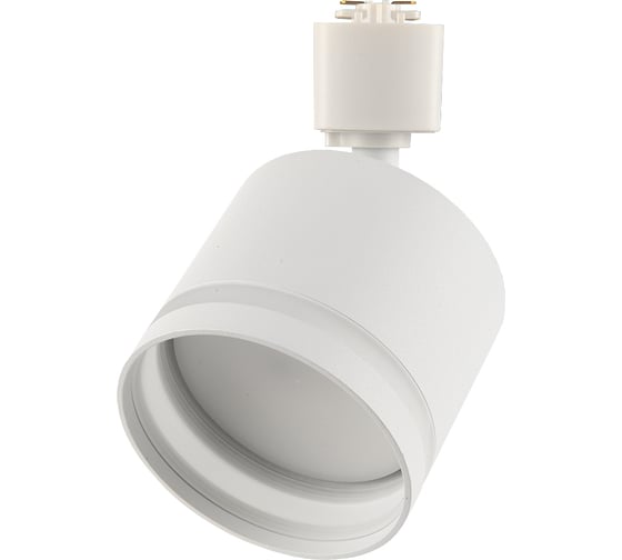 Светильник трековый 1фазный General Lighting Systems IP40, 80х80х115мм, GTR-GX53-1-LR-IP40-W белый 580220
