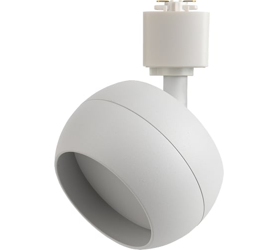 Светильник трековый 1фазный General Lighting Systems GX53, 1 фаза, IP40, 90х90х105мм, чаша, белый GTR-GX53-1-IP40-W 580228