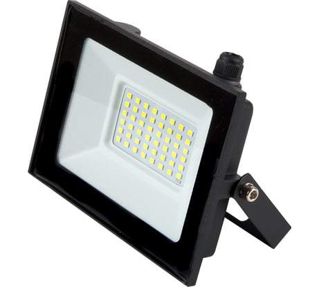 Светодиодный прожектор с датчиком освещенности General Lighting Systems 50Вт 860Лм 6500К Холодный белый свет IP65 Черный GTAB-S1-50BT-IP65-6 403224