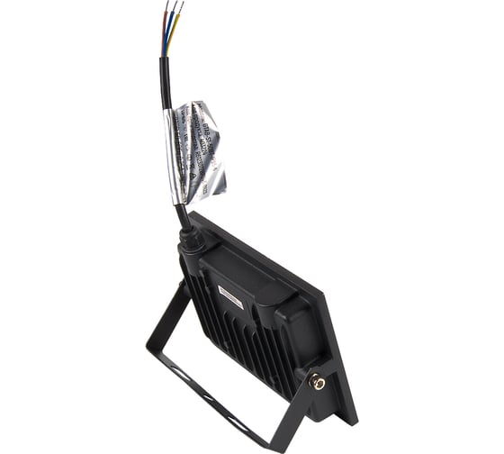 Светодиодный прожектор с датчиком освещенности General Lighting Systems 50Вт 860Лм 6500К Холодный белый свет IP65 Черный GTAB-S1-50BT-IP65-6 403224