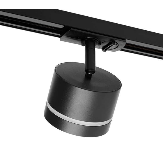 Трековый светильник Wolta LUCE IP20 под лампу GX53 Черный WTL-GX53/06B