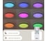 Светильник Citilux ENZO LED RGB с пультом Серый + Белый CL753453G 7