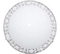 Светильник ЭЛЕТЕХ Полюшко, 275, LED, 24, M05, глянцевый белый/металлик, 275х70, 24Вт, 6000К 1030450325