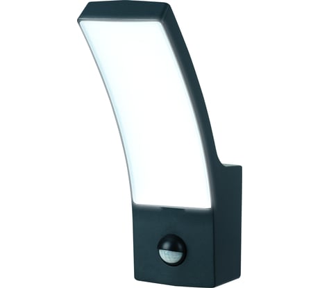 Светильник Uniel ULU-S71A-12W/4000K SENSOR, IP65, BLACK, светодиодный, уличный UL-00006811