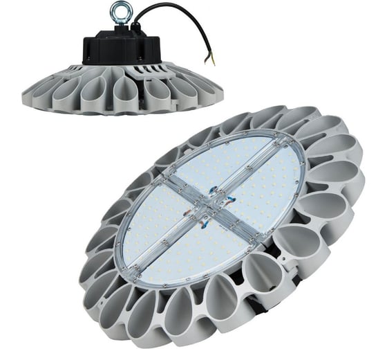 Светодиодный промышленный светильник Uniel ULY-U30B-240W/NW, IP65, SILVER UL-00001709 1