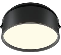 Встраиваемый светильник MAYTONI Onda LED 18W Алюминий Черный DL024-18W3K-B