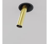 Встраиваемый светильник MAYTONI Focus T LED 7W Алюминий Черный и Латунь C140RS-L200-7W4K-BBS