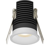 Встраиваемый светильник MAYTONI Mini LED 7W Алюминий Белый DL059-7W3K-W