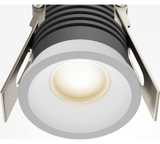 Встраиваемый светильник MAYTONI Mini LED 7W Алюминий Белый DL059-7W3K-W
