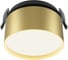 Встраиваемый светильник MAYTONI Onda LED 12W Алюминий Черный и Матовое золото DL024-12W4K-BMG 1