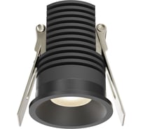 Встраиваемый светильник MAYTONI Mini LED 7W Алюминий Черный DL059-7W3K-B