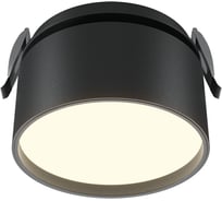 Встраиваемый светильник MAYTONI Onda LED 12W Алюминий Черный DL024-12W-DTW-B