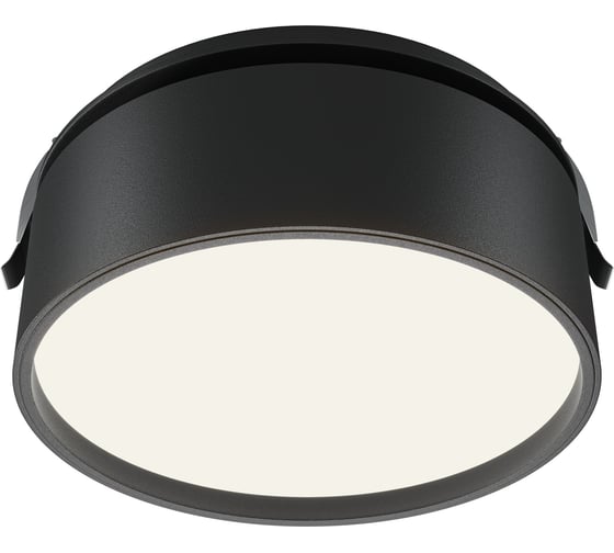 Встраиваемый светильник MAYTONI Onda LED 18W Алюминий Черный DL024-18W4K-B 1