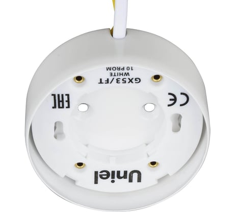 Накладной светильник Uniel GX53/FT, WHITE, 10, PROM UL-00003737