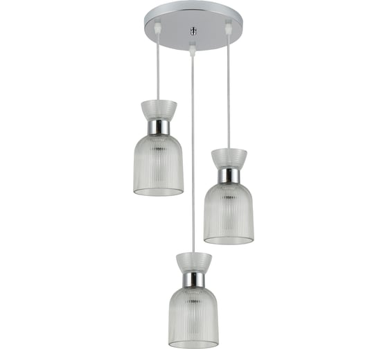 Потолочная люстра Schaffner Sorella 3470-3, цвет хром. Освещение до 13 кв.м, мощность 120 Вт Sorella 3470-3P CR