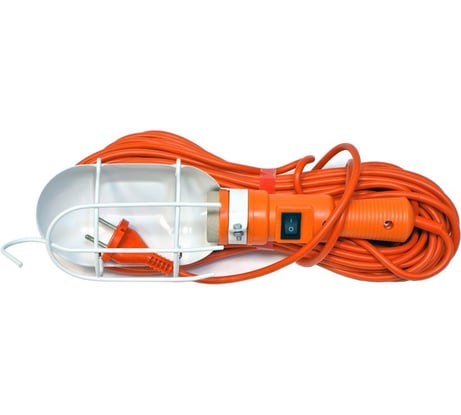 Переноска с выключателем DORI 60Вт 20м оранжевая 40040