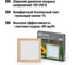 Светильник накладной светодиодный TDM ELECTRIC квадрат "Даунлайт" СПО (сосна) 18 Вт 225*225*32 мм 4000К SQ0329-0448 4