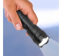 Светодиодный ручной фонарь ТРОФИ TM1W на батарейках 1x1W LED ударопрочный алюминий 2хАА, Б0023319