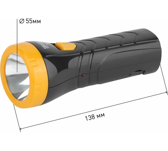 Светодиодный аккумуляторный ручной фонарь Трофи TA1 4V0.5Ah, 1xLED Б0005797