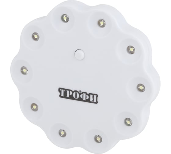 Кемпинговый светодиодный фонарь Трофи TK10 на батарейках 10xLED, мощный яркий, 3xAAA, Б0003942 1