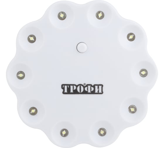 Кемпинговый светодиодный фонарь Трофи TK10 на батарейках 10xLED, мощный яркий, 3xAAA, Б0003942