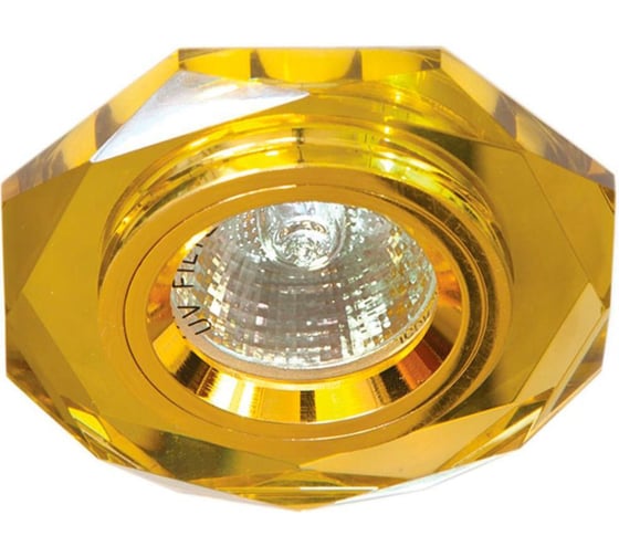 Потолочный светильник FERON MR16, G5.3, желтый, золото, 8020-2 19705