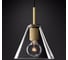 Подвесной светильник IMPERIUMLOFT RH Utilitaire Funnel Pendant Brass 123649-22 1