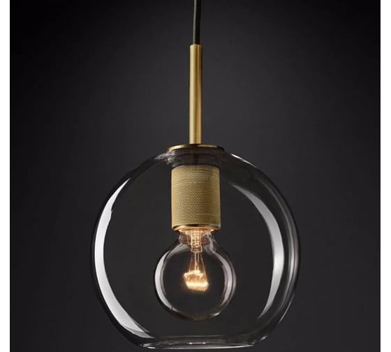 Подвесной светильник IMPERIUMLOFT RH Utilitaire Globe Pendant Brass 123652-22