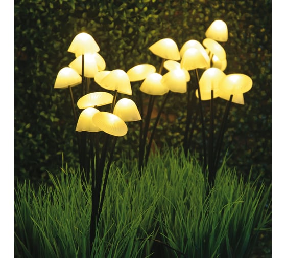 Садовый светильник на солнечной батарее Uniel USL-S-832/PM030 FAIRY MUSHROOMS SET25 UL-00011677