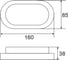 Светодиодный овальный ЖКХ светильник IONICH 8Вт ILED-SMD2835-СПП-8-650-230-4-IP65-O 1464 5