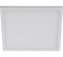 Светильник светодиодный квадратный ЭРА LED 6124K NEW 12W 4000K d145 Б0028273