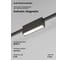 Трековый светильник Elektrostandard Esthetic Magnetic 6W 3000K черный a065423 1