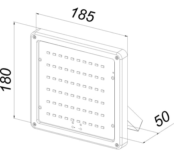 Светодиодный прожектор LEDCRAFT 30 Вт IP65 185x180x50 мм 4000К 1622000006