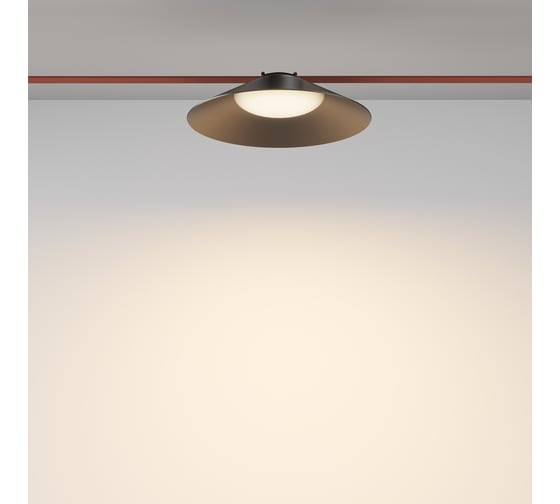 Подвесной светильник MAYTONI Campana LED 12W, Алюминий, Черный TR127B-12W3K-B