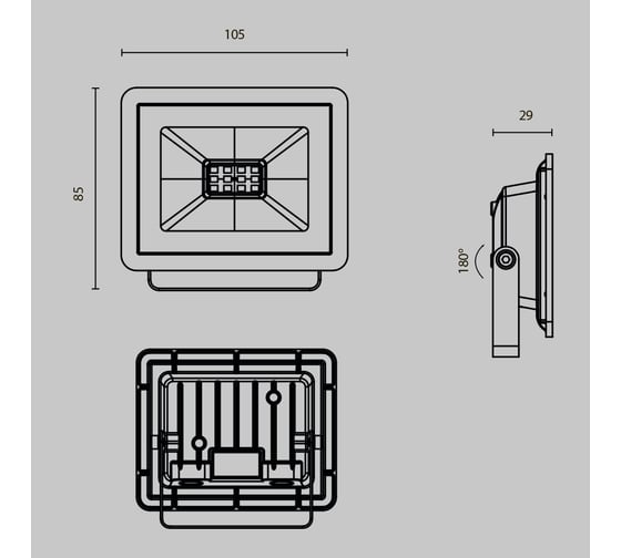 Прожектор MAYTONI Flood FL001-L10B6K