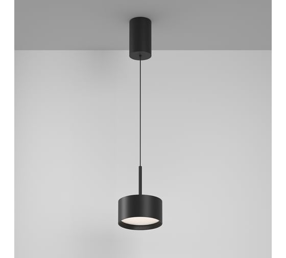 Подвесной светильник MAYTONI Glare LED 12W алюминий Черный P102PL-12W4K-B
