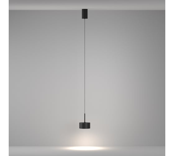 Подвесной светильник MAYTONI Glare LED 12W алюминий Черный P102PL-12W4K-B