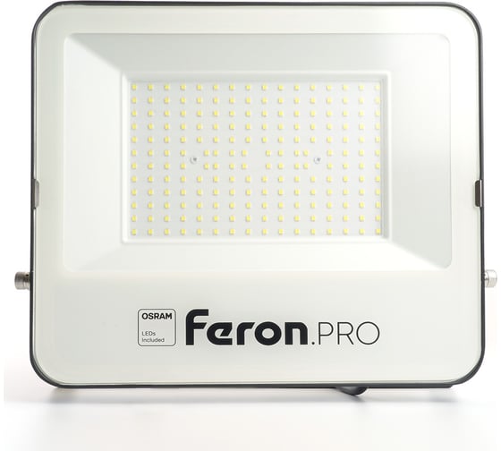 Светодиодный прожектор FERON PRO LL-1000 IP65 200W 6400K черный, 51016