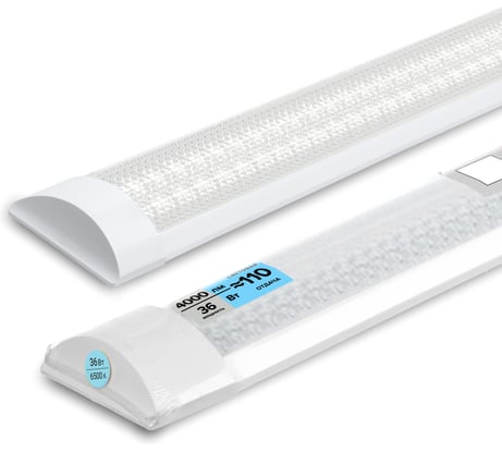 Светодиодный линейный светильник Wolta LED 36Вт, 6500К Холодный свет, IP40 WLFW36W04