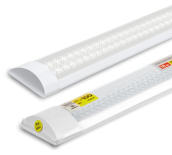 Светодиодный линейный светильник LED Wolta 18Вт, 4000K Дневной свет, IP40, WLFS18W04 1