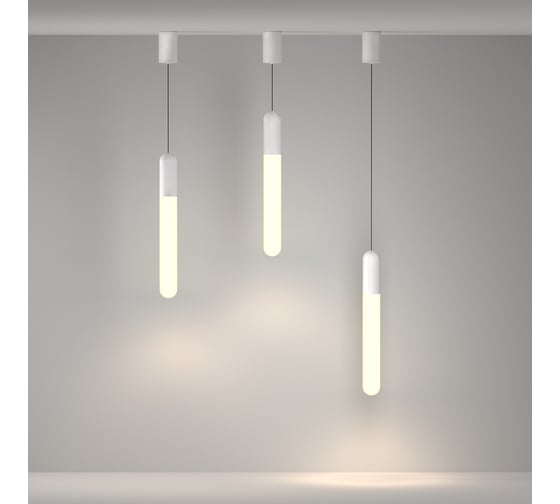 Подвесной светильник MAYTONI Mist LED 12W алюминий и стекло Белый P101PL-L500-12W3K-W