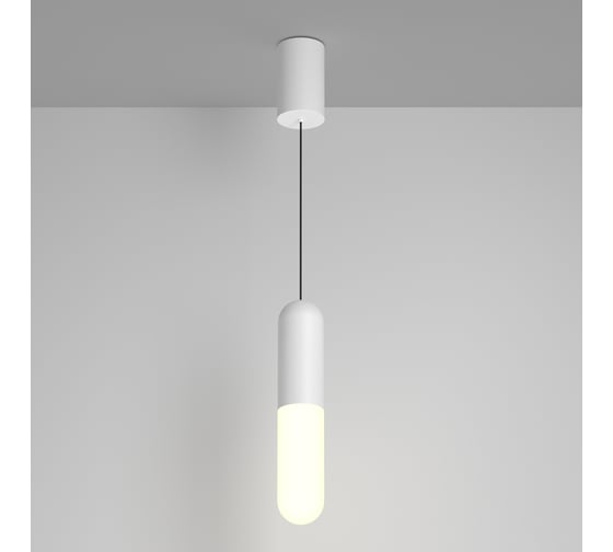 Подвесной светильник MAYTONI Mist LED 12W алюминий и стекло Белый P101PL-L300-12W3K-W